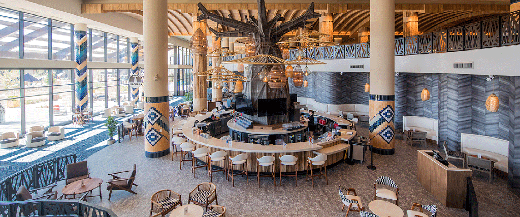 Kalahari Resorts Round Rock interior dining and lounge